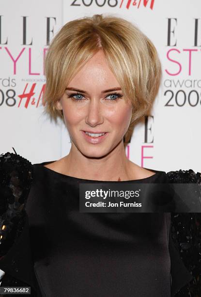 Kimberly Stewart arrives at the Elle Style Awards 2008 at The Westway on February 12, 2008 in London, England.