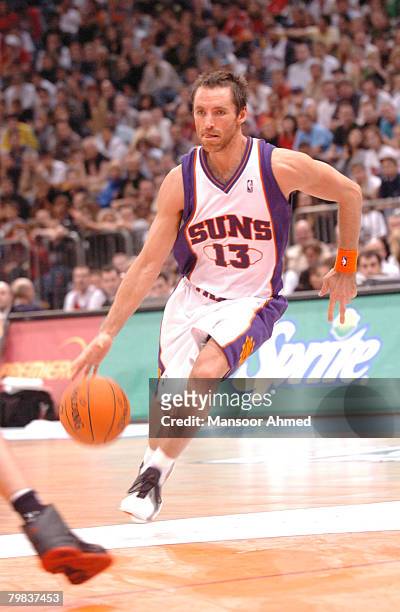 Steve Nash of the Phoenix Suns during the NBA Europe Live Tour presented by EA Sports at the Koeln Arena in Cologne, Germany, Tuesday, October 10,...