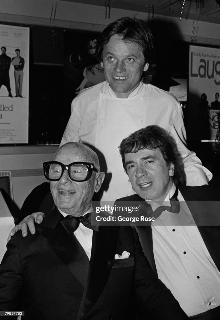 Celebrities Attend The Irving "Swifty" Lazar Oscar Party