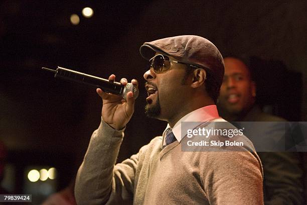 Platinum recording artist Musiq Soulchild performing at ESPN The Magazine's Chicken N' Waffles III "N'Awlins" style at Riche Restaurant and Bar 528...