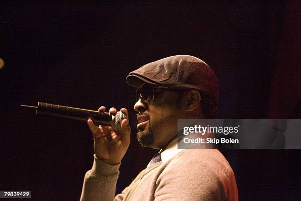 Platinum recording artist Musiq Soulchild performing at ESPN The Magazine's Chicken N' Waffles III "N'Awlins" style at Riche Restaurant and Bar 528...