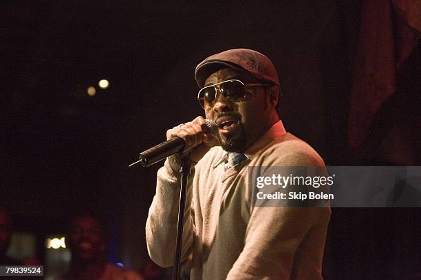 Platinum recording artist Musiq Soulchild performing at ESPN The Magazine's Chicken N' Waffles III "N'Awlins" style at Riche Restaurant and Bar 528...