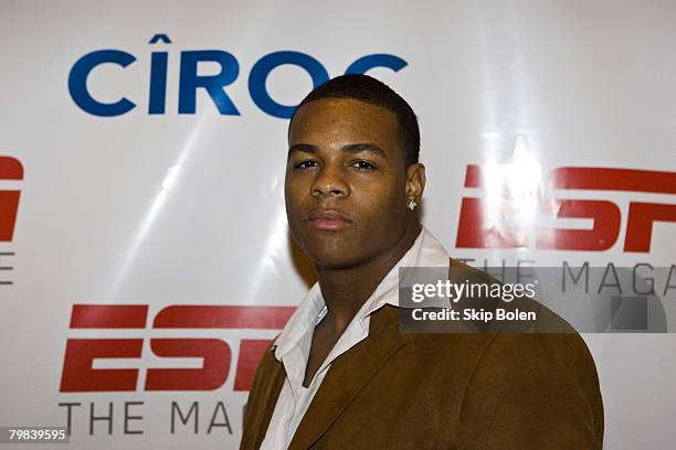 New Orleans Saints Running Back Pierre Thomas arriving at ESPN The Magazine's Chicken N' Waffles III "N'Awlins" style at Riche Restaurant and Bar 528...