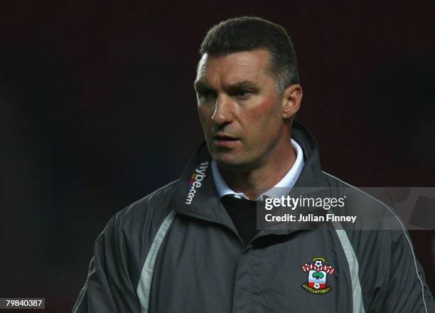 New manager of Southampton, Nigel Pearson looks on before the Coca- Cola Championship match between Southampton and Plymouth Argyle at St Marys...