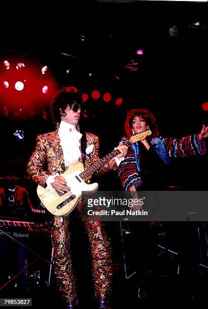 Prince and Sheila E. On 9/9/84 in New York, N.Y.