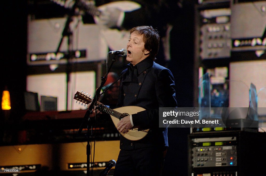 Brit Awards 2008 - Rehearsals