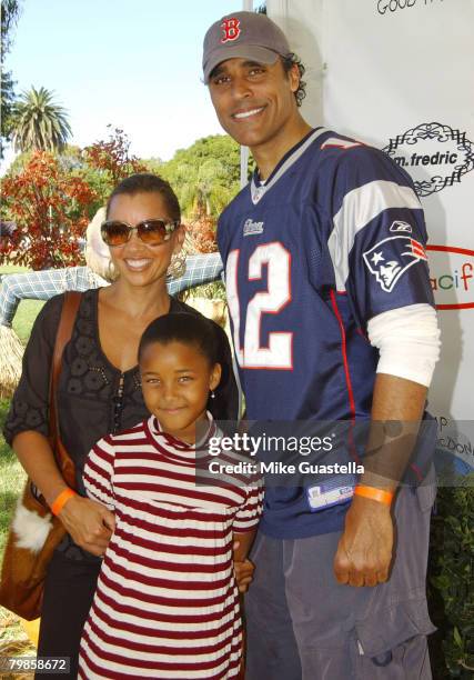 Actress Vanessa Willams and Rick Fow with their daughter attending Camp Ronald McDonald For Good Times 15th Annual Family Halloween Carnival at...