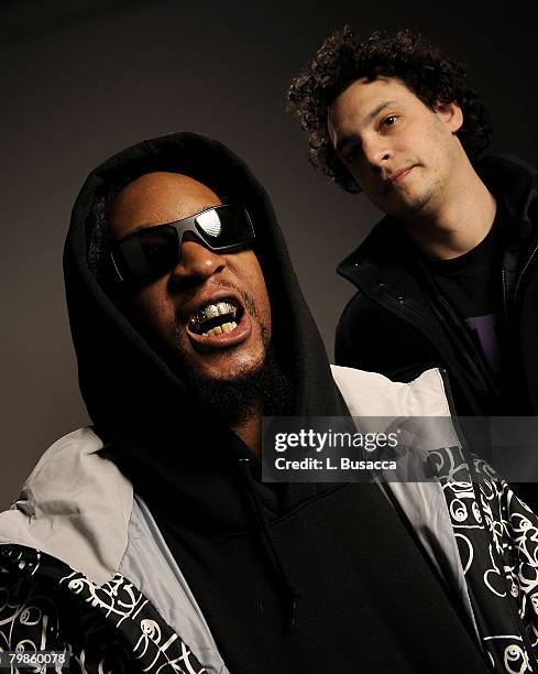 Lil' John and DJ Spider pose at the Hollywood Life House on January 22, 2008 in Park City, Utah.