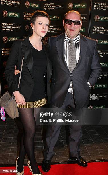 Alexandra McGuinness and her father and U2 manager Paul McGuinness attend the European Premiere of "U2 3D" as part of the Jameson Dublin...