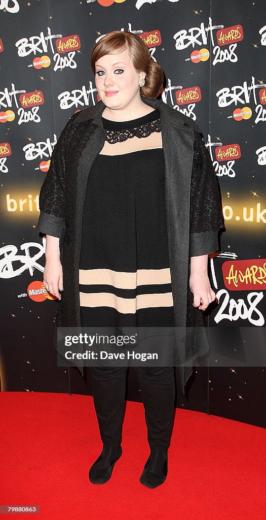 Brit Awards 2008 - Inside Arrivals