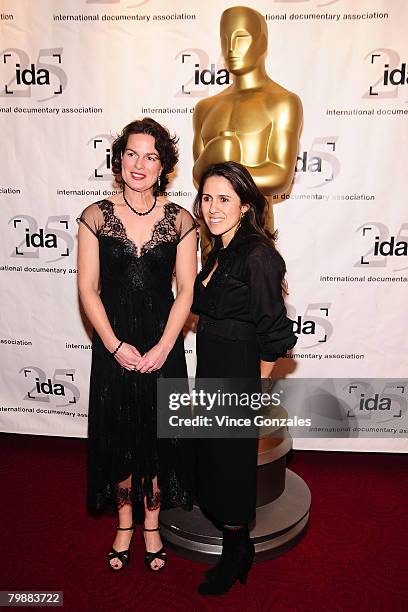 Amanda Micheli and Isabel Vega attends the 26th Annual Celebration of the Academy Awards Documentary Nominees at the Samuel Goldwyn Theatre on...