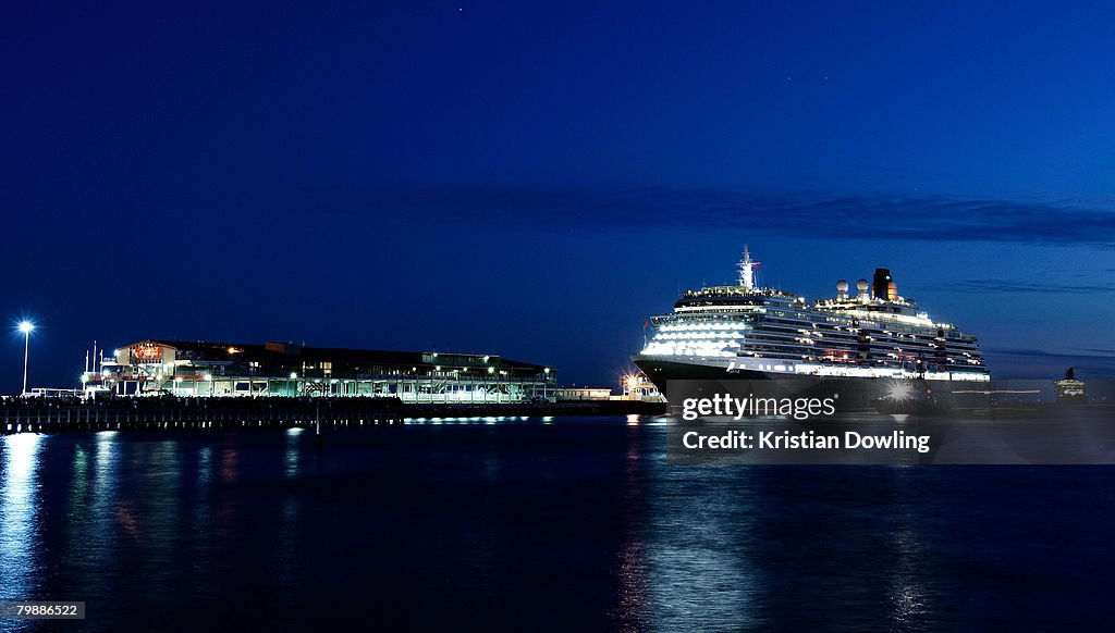 The Queen Victoria Makes First Visit To Melbourne