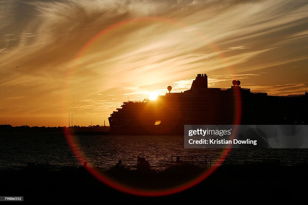 The Queen Victoria Makes First Visit To Melbourne