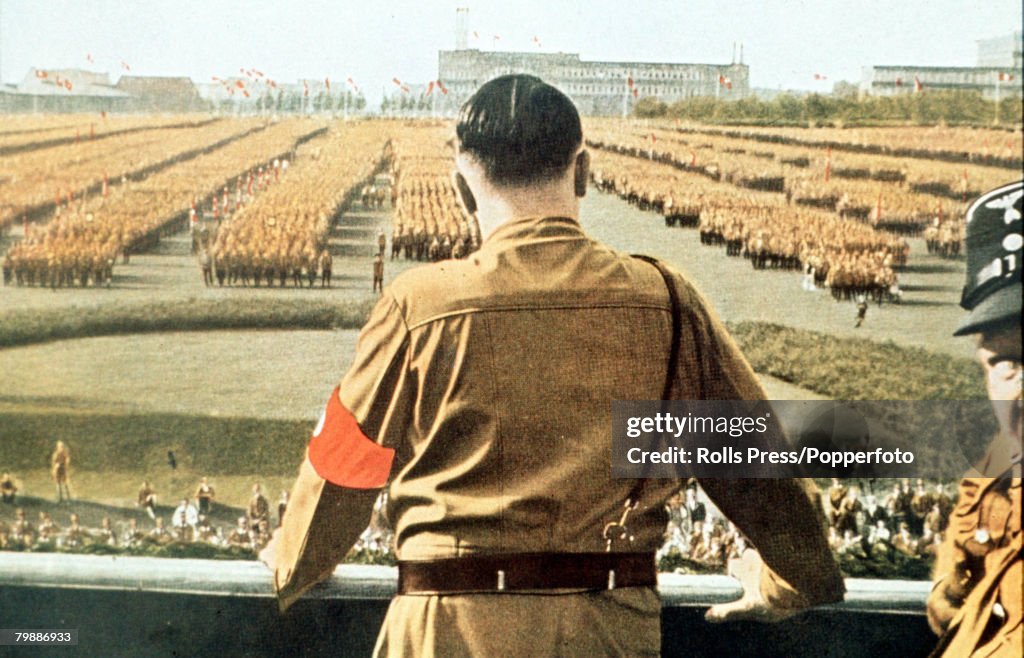 Hitler At Nazi Rally