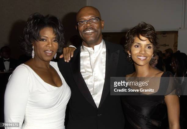 Oprah Winfrey, Samuel L. Jackson and Halle Berry