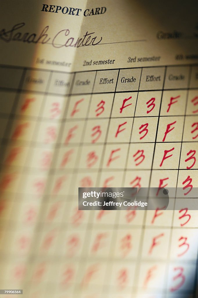 Report Card Wikihow Real Report Card With All As