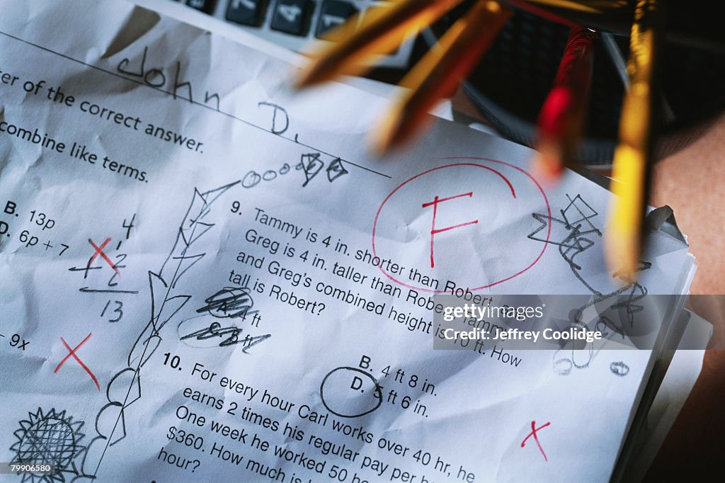 Failed Math Test Who's Failing – The Student Or The Test?