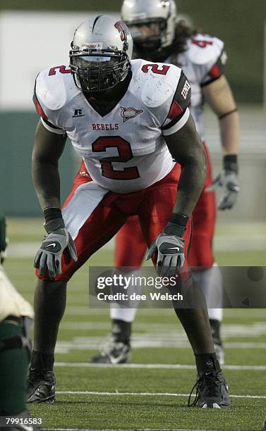 Beau Bell of UNLV during a game against Colorado State University at Hughes Stadium in Fort Collins, Colorado, October 7, 2006. CSU defeated UNLV 28...