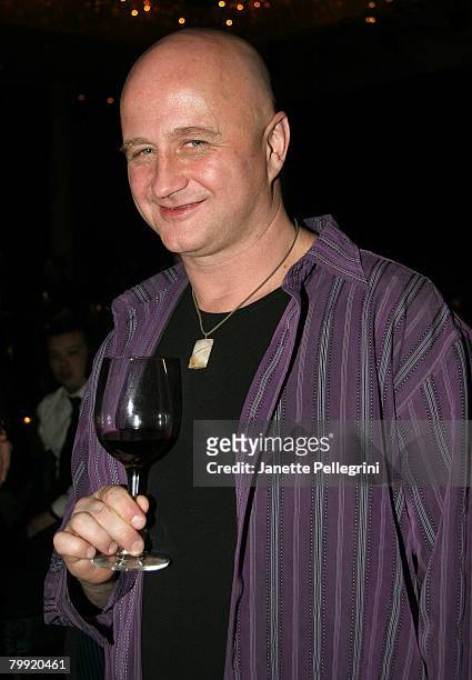 Actor Cliff Saunders attends "Sunday in the Park with George" Broadway Opening Night After Party at The Sheraton Hotel on February 21, 2008 in New...