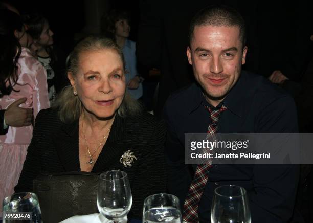 Lauren Bacall attends "Sunday in the Park with George" Broadway Opening Night After Party at The Sheraton Hotel on February 21, 2008 in New York City.