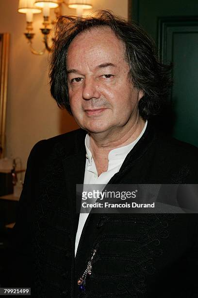 French writter Gonzague Saint Bris attends the 'Espace Glamour Chic' gift lounge at the Intercontinental hotel on February 20, 2008 in Paris, France....
