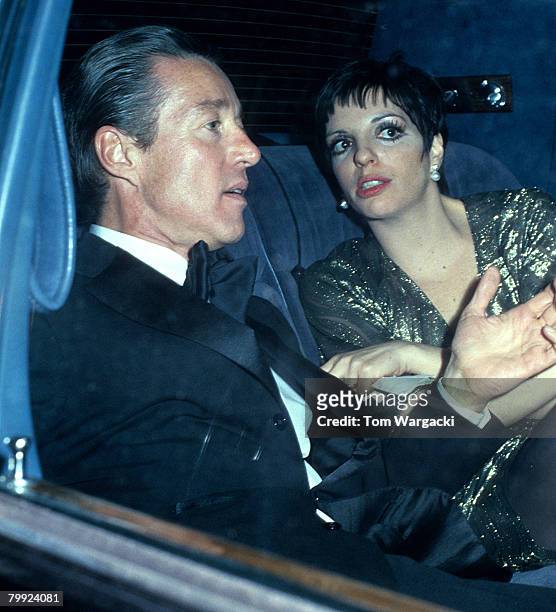 New York June 9th 1974. Liza Minnelli and designer Halston sighting in Manhattan.