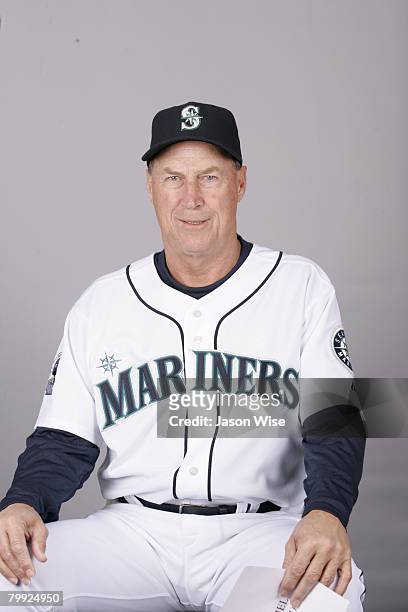 Mel Stottlemyre of the Seattle Mariners poses for a portrait during photo day at Peoria Sports Complex on February 21, 2008 in Peoria, Arizona.