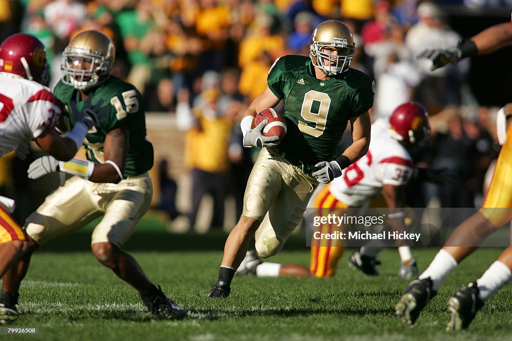 NCAA Football - USC vs Notre Dame - October 15, 2005
