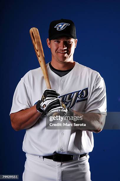 Infielder Scott Rolen of the Toronto Blue Jays poses for a photo on media day during spring training at the Bobboy Mattix Traing Center February 22,...