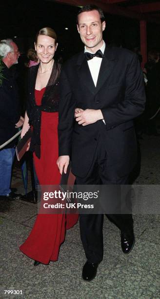 Crown Prince Haakon of Norway and Mette-Marit Tjessem Hoeiby attend a concert as part of a two day celebration for the Grand Duke's accession April...