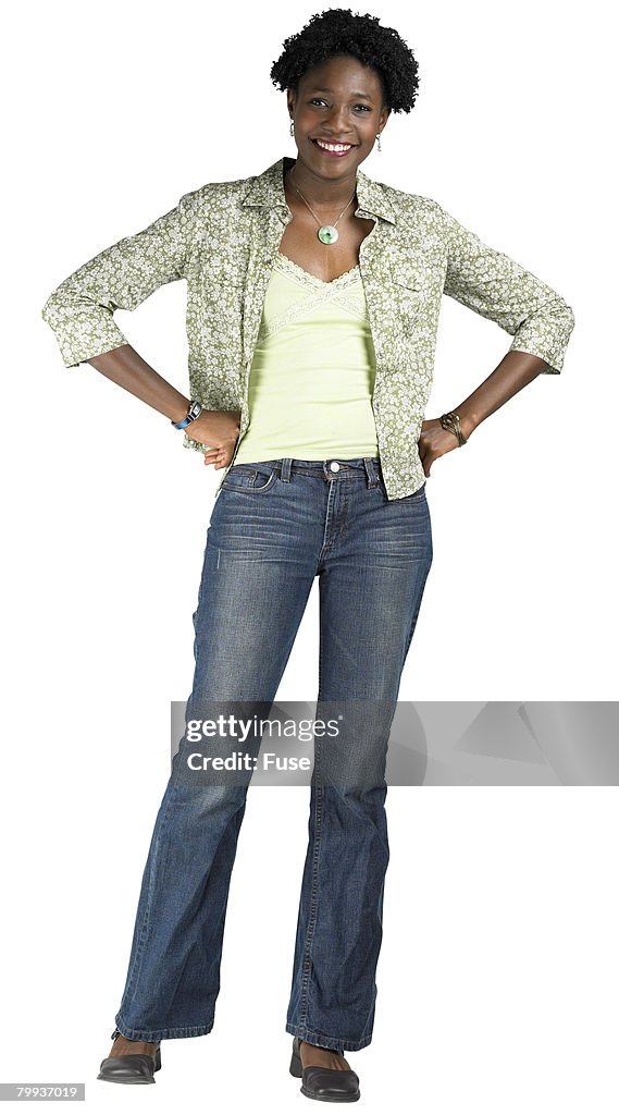 Smiling Casual Woman