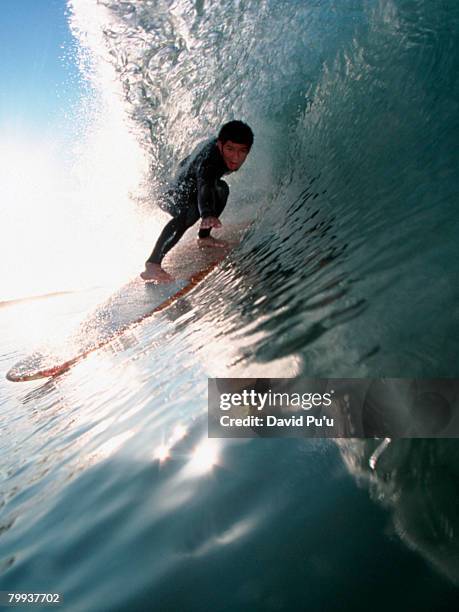 surfing - david puu stock-fotos und bilder