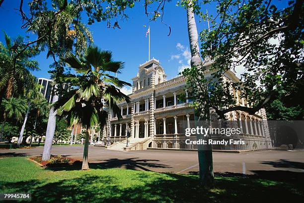 iolani palace - honolulu culture stock pictures, royalty-free photos & images