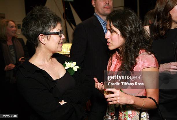 Writer Nancy Oliver and director Isabel Vega attend the "Perrier-Jouet and Women In Film Honors Female Oscar Nominees" event at a private residence...