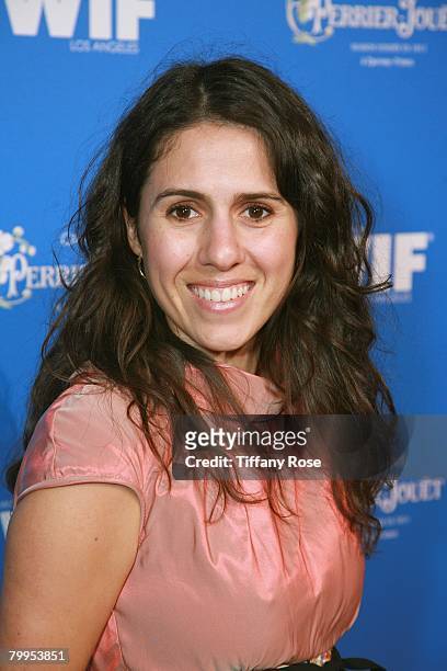 Director Isabel Vega attends the "Perrier-Jouet and Women In Film Honors Female Oscar Nominees" event at a private residence on February 22, 2008 in...
