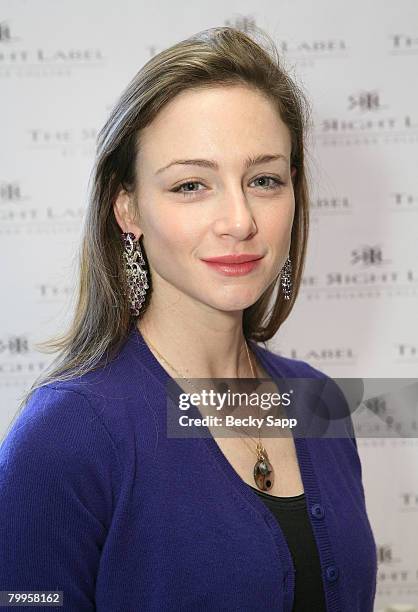 Actress Katharine Towne attends The Belvedere Luxury Lounge in honor of the 80th Academy Awards featuring The Right Label By Orianne Collins, held at...