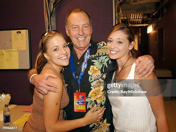 Jessica Sierra, Bruce Gowers, Director of "American Idol" and Lindsey Cardinale