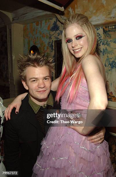 Deryck Whibley and Avril Lavigne