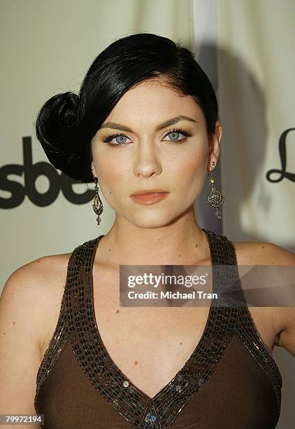 Actress Jodi Lyn O'Keefe arrives at the 7th Annual APLA Oscar viewing party held at The Abbey on February 24, 2008 in West Hollywood, California.