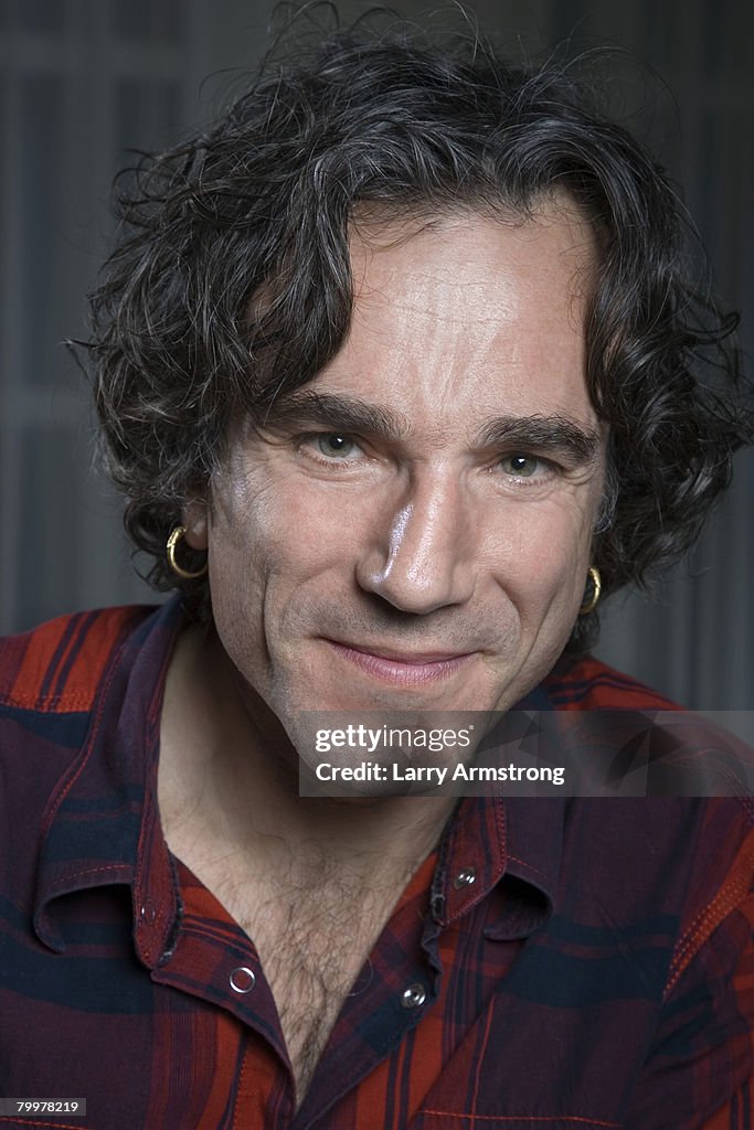 Actor Day Actor Daniel Day-Lewis poses at a portrait session in Los Angeles, CA ...