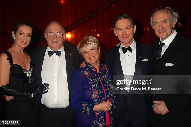 Lorraine Chase, Clive James, Gloria Hunniford, Anthony Andrews and Jonathan Pryce attend the 'I'd Like To Teach The World To Sing' Gala Tribute...