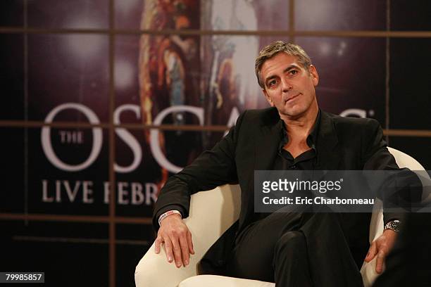 Best Actor Nominee George Clooney at AMC's 'Shootout' Oscar Nominees Special on February 4, 2008 at the Beverly Hilton Hotel in Beverly Hills, CA.