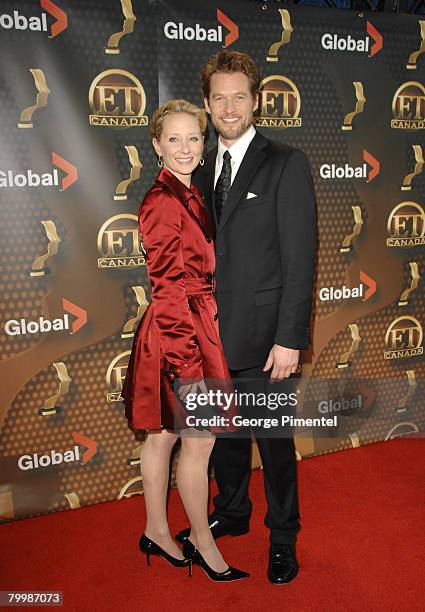 Anne Heche and James Tupper attends The 22nd Annual Gemini Awards at the Conexus Arts Centre on October 28, 2007 in Regina, Canada.