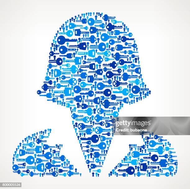 female headshot keys pattern vector graphic - headshot backdrop stock illustrations