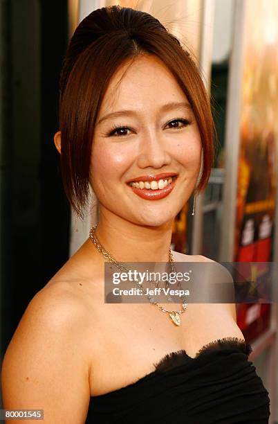 Actress Youki Kudoh arrives to the premiere of "Rush Hour 3" at Mann's Chinese Theater on July 30, 2007 in Hollywood, California.