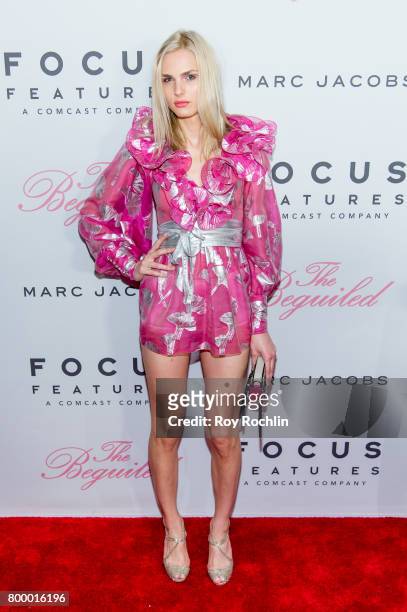 Andreja Pejic attends "The Beguiled" New York premiere at The Metrograph on June 22, 2017 in New York City.