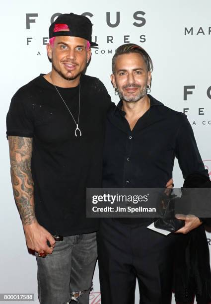 Designer Marc Jacobs and guest attend "The Beguiled" New York premiere at The Metrograph on June 22, 2017 in New York City.