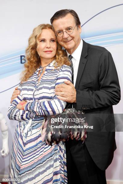 Katja Burkard and Hans Mahr attend the 'Bertelsmann Summer Party' at Bertelsmann Repraesentanz on June 22, 2017 in Berlin, Germany.