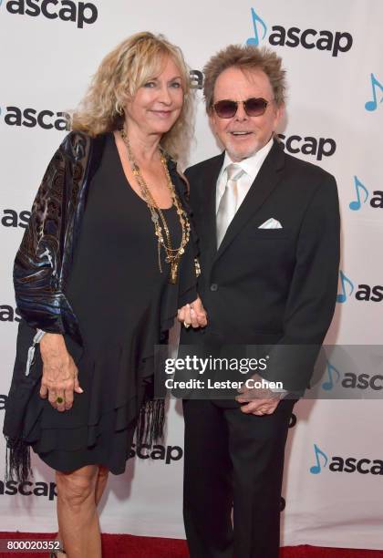 Mariana Williams and ASCAP President Paul Williams at the ASCAP 2017 Rhythm & Soul Music Awards at the Beverly Wilshire Four Seasons Hotel on June...