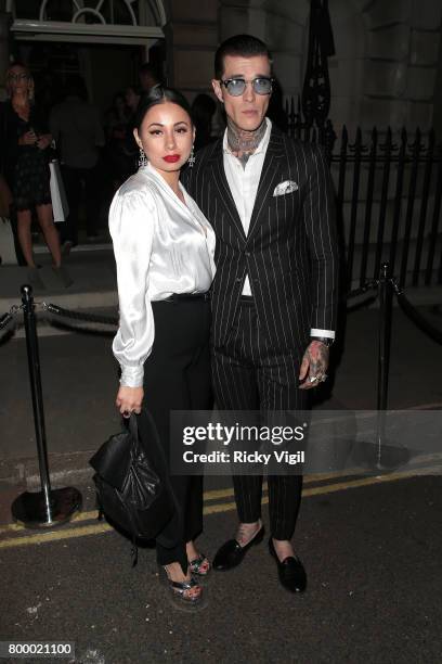 Jimmy Q attends Calvin Klein - fragrance launch party at Spencer House on June 22, 2017 in London, England.